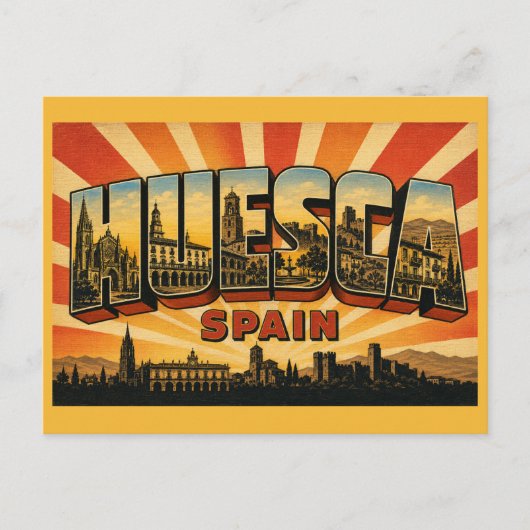 Kathedrale von Huesca Spanien Postkarte (Vorderseite)