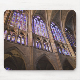 Kathedrale von Leon, Innenraumfenster aus Buntglas Mousepad