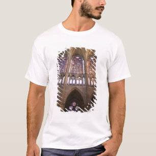 Kathedrale von Leon, Innenraumfenster aus Buntglas T-Shirt