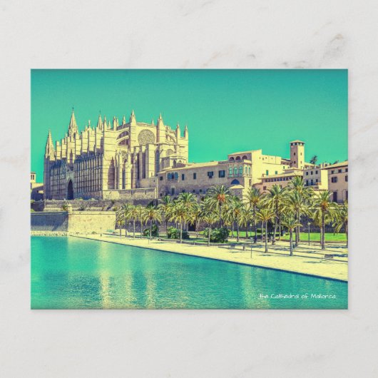 Kathedrale von Mallorca, Postkarte von Palma (Vorderseite)