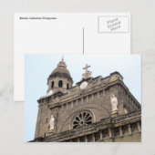 Kathedrale von Manila Postkarte (Vorne/Hinten)