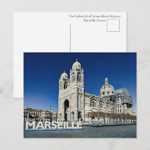 Kathedrale von Marseille Postkarte