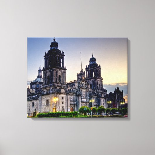 Kathedrale von Mexiko Leinwanddruck (Vorderseite)