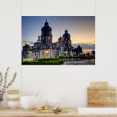 Kathedrale von Mexiko Poster (Küche)