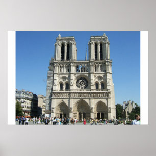Kathedrale von Notre Dame Poster