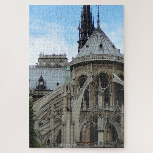 KATHEDRALE VON NOTRE DAME SCHWIERIG PUZZLE (Vertikal)