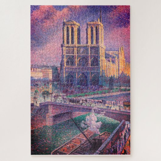 KATHEDRALE VON NOTRENDAME WASSERFARBE 6 PUZZLE (Vertikal)