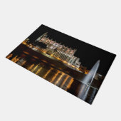 Kathedrale von Palma de Mallorca am Abend - Spanie Fußmatte (Schrägansicht)