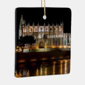 Kathedrale von Palma de Mallorca am Abend - Spanie Keramikornament (Rechts)
