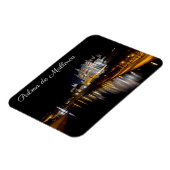 Kathedrale von Palma de Mallorca am Abend - Spanie Magnet (Linke Seite)