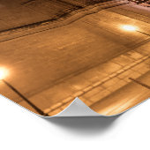 Kathedrale von Palma de Mallorca am Abend - Spanie Poster (Ecke)