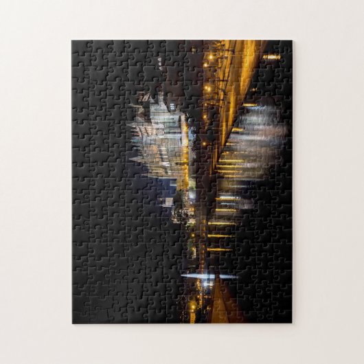 Kathedrale von Palma de Mallorca am Abend - Spanie Puzzle (Vertikal)