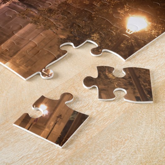 Kathedrale von Palma de Mallorca am Abend - Spanie Puzzle (Seite)