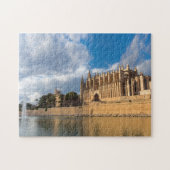 Kathedrale von Palma de Mallorca an der goldenen Puzzle (Horizontal)
