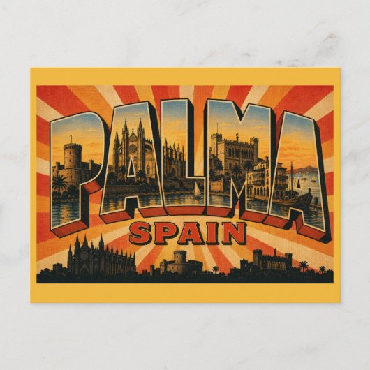 Kathedrale von Palma de Mallorca Spanien Postkarte (Vorderseite)