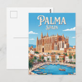 Kathedrale von Palma Spanien Postkarte (Vorne/Hinten)