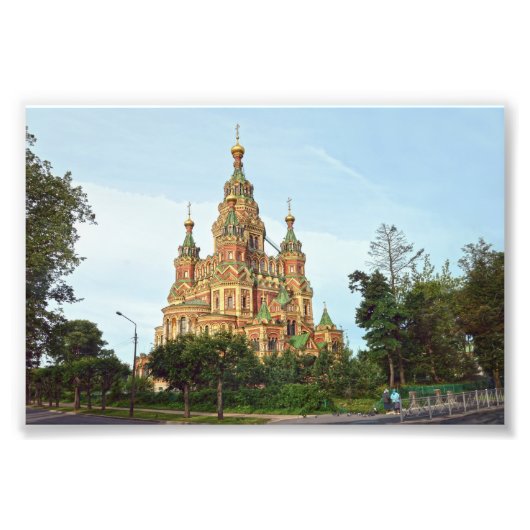 Kathedrale von Peter und Paul, Peterhof, Russland Fotodruck (Vorne)