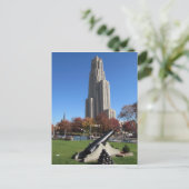 Kathedrale von Pittsburgh Postkarte (Stehend Vorderseite)