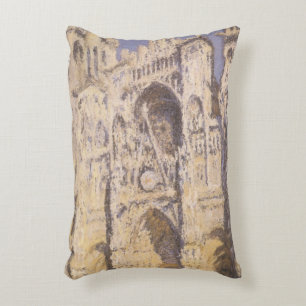 Kathedrale von Rouen, Harmonie in Blau und Gold vo Zierkissen
