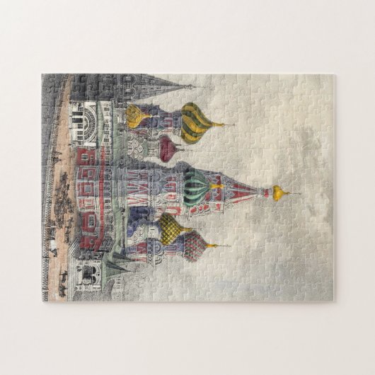 KATHEDRALE VON SAINT BASIL, MOSKAU PUZZLE (Horizontal)