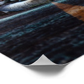 Kathedrale von Saint Basil und Hosico Poster (Ecke)