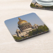 Kathedrale von Saint Isaac, vom Fluss Neva Untersetzer (Linke Seite)