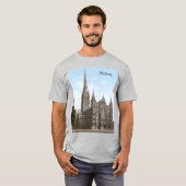 Kathedrale von Salisbury in England (c. 1900) T-Shirt (Vorne ganz)