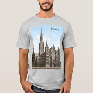 Kathedrale von Salisbury in England (c. 1900) T-Shirt