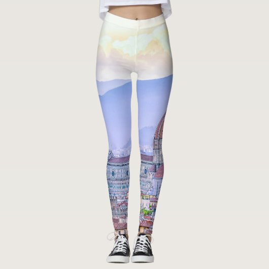 Kathedrale von Santa Maria del Fiore Kunstwerk| Leggings (Vorderseite)