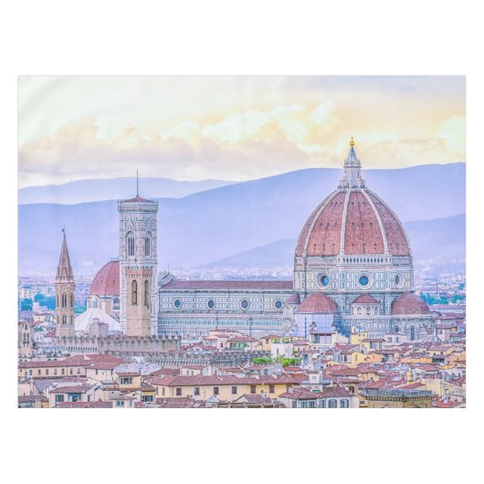 Kathedrale von Santa Maria del Fiore Kunstwerk| Tischdecke (Vorderseite (Horizontal))