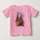 Kathedrale von Santiago Compostela Von ,(Zu Baby T-shirt (Vorderseite)