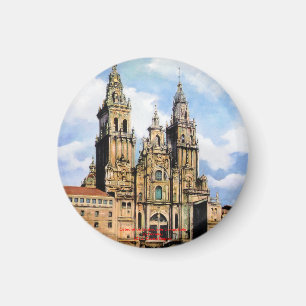 Kathedrale von Santiago Compostela Von ,(Zu Magnet