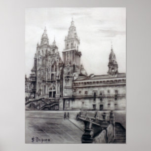 Kathedrale von Santiago Compostela Von ,(Zu Poster
