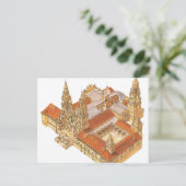 Kathedrale von Santiago de Compostela. Spanien Postkarte (Stehend Vorderseite)