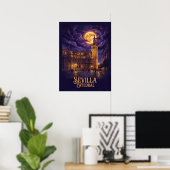 Kathedrale von Sevilla Gotik Reise Poster (Heimbüro)