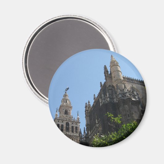 Kathedrale von Sevilla Magnet (Vorderseite/Rückseite)