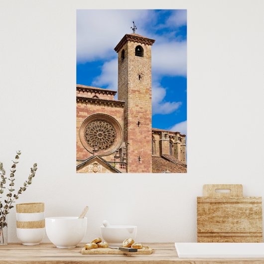 Kathedrale von Siguenza Poster (Küche)