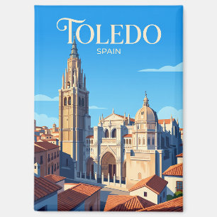 Kathedrale von Toledo Spanien Magnet