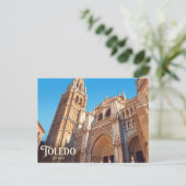 Kathedrale von Toledo Spanien Postkarte (Stehend Vorderseite)