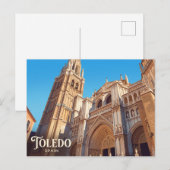 Kathedrale von Toledo Spanien Postkarte (Vorne/Hinten)