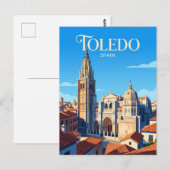 Kathedrale von Toledo Spanien Postkarte (Vorne/Hinten)