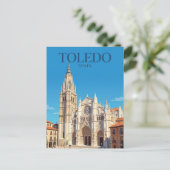 Kathedrale von Toledo Spanien Postkarte (Stehend Vorderseite)