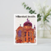 Kathedrale, Williamsburg, Brooklyn Postkarte (Stehend Vorderseite)