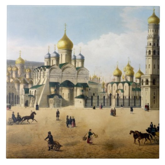 Kathedralen der Ankündigung und des Erzengels, Fliese (Vorderseite)