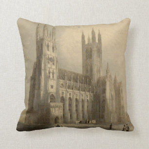Kathedralen Englands: Canterbury 1836 Kissen