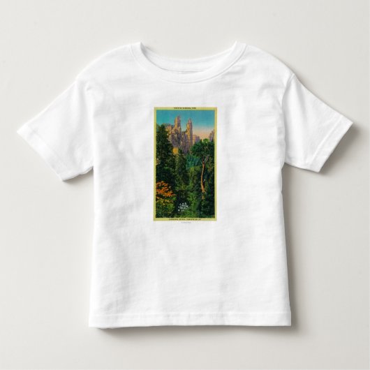 Kathedralen-Helme und Yosemite-Tal Kleinkind T-shirt (Vorderseite)