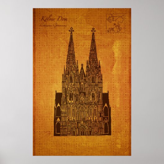 Kathedralen: Hohe Domkirche St. Peter und Maria Poster (Vorne)