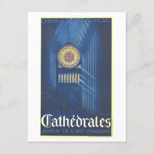 Kathedralen - Juwelen der französischen Art Vintag Postkarte