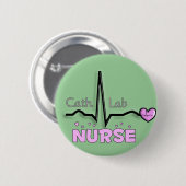 Kathedralen-Labrador-Krankenschwester-Geschenke Button (Vorne & Hinten)