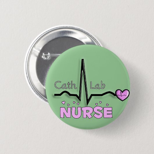 Kathedralen-Labrador-Krankenschwester-Geschenke Button (Vorne & Hinten)